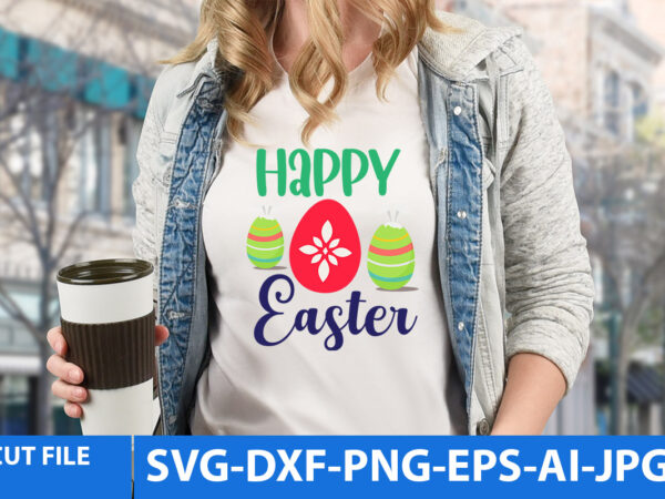 Happy easter t shirt design