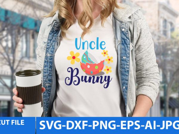 Uncle bunny t shirt design