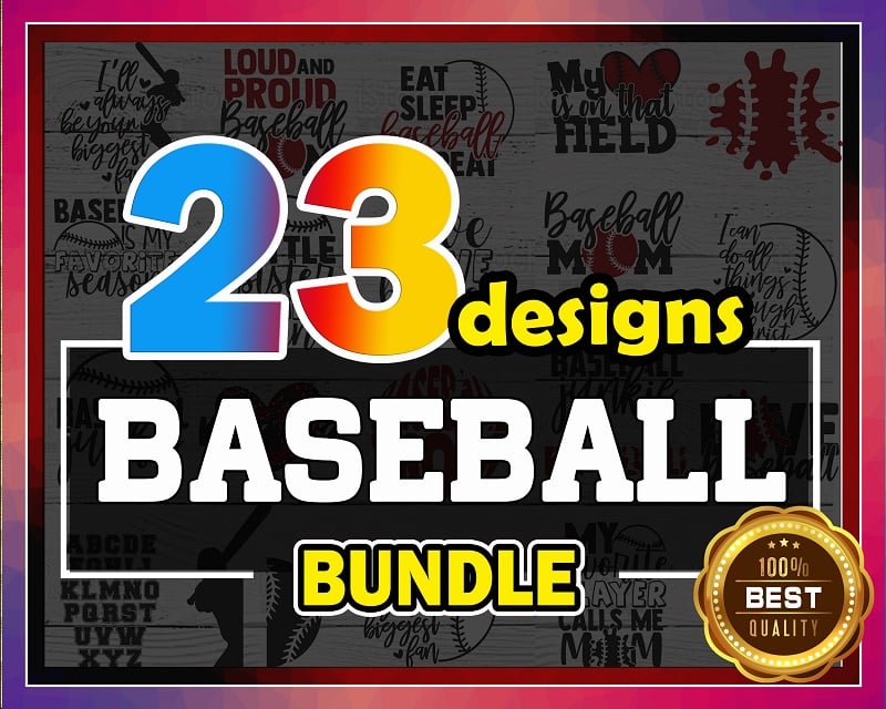 Baseball Bundle Designs, Love Baseball Cut Files, Baseball Mom, Baseball T- shirt Print, Commercial Use, Instant Download, Printable Vector 816207821 -  Buy t-shirt designs