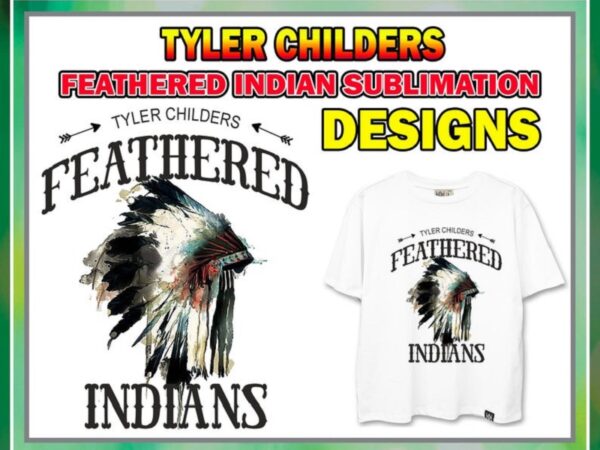 Tyler childers feathered indian sublimation design, digital download with transparent background, high resolution 300 dpi, digital download 845890426