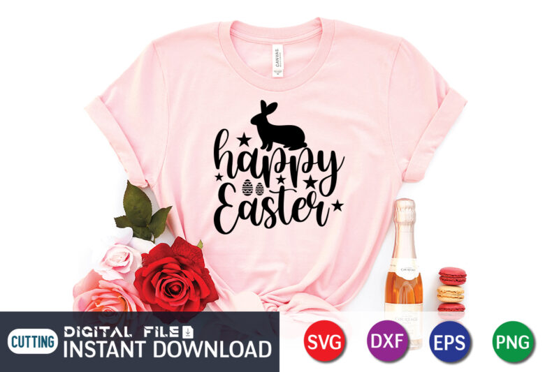 Easter SVG T-shirt Bundle, Easter Day Shirt, Happy Easter Shirt, Easter Svg, Bunny Shirt, Cutest Bunny Shirt, Easter shirt print template, Easter svg t shirt Design, Easter vector clipart, Easter