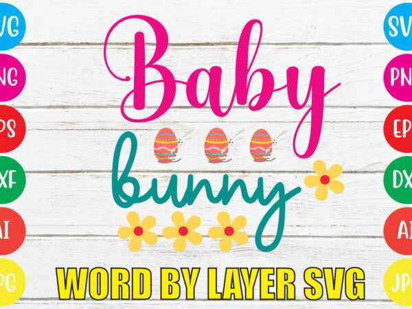 Baby bunny svg vector for t-shirt