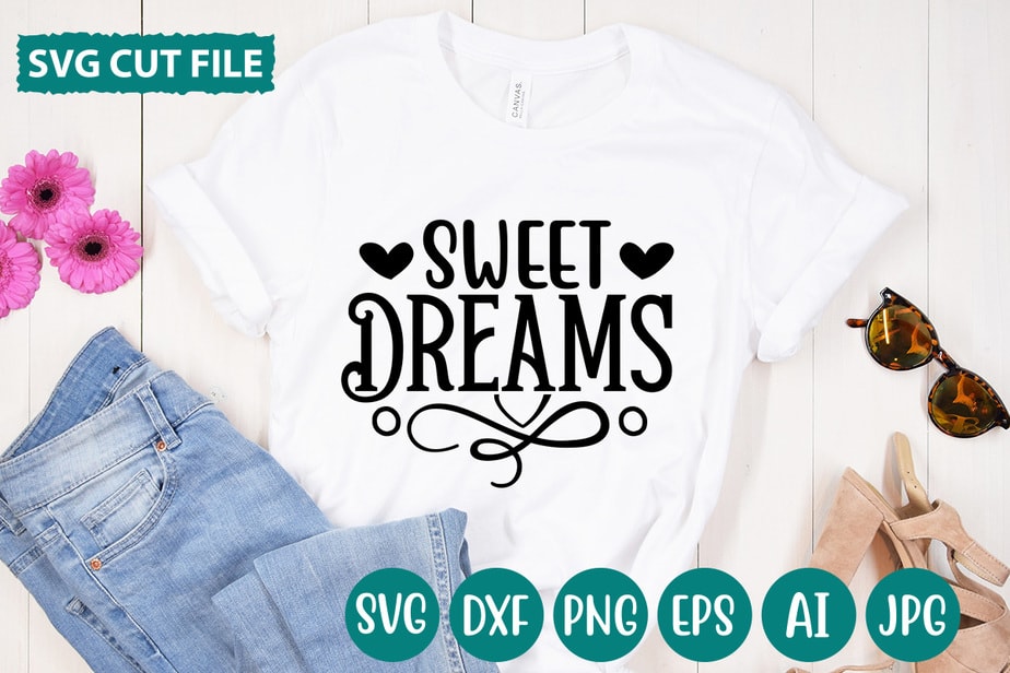 Sweet Dreams svg vector for t-shirt - Buy t-shirt designs