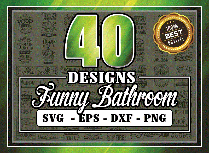 40 Designs Funny Bathroom SVG Bundle, Cut File Cricut, Funny Bathroom Signs, Bathroom Quotes Svg, Bathroom Svg Designs, Bathroom Wall Decor 839702139