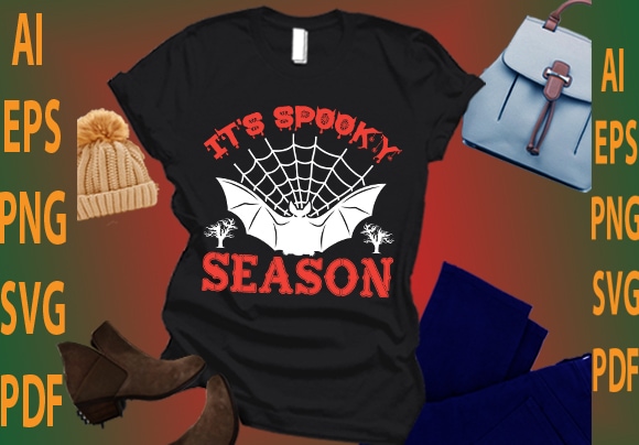 It’s spooky season t shirt design for sale