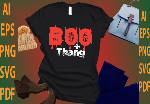 Boo thang t shirt template