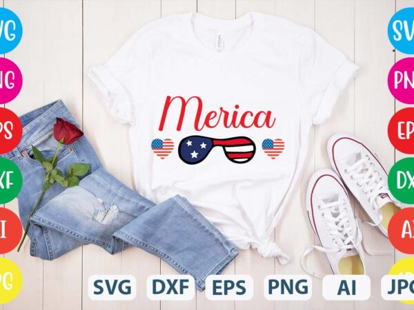 Merica svg vector for t-shirt