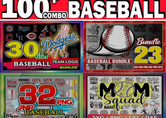 Bundle 34 Files LA Dodgers Baseball Team SVG, LA Dodgers svg