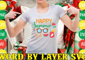Happy Summer Y’all svg vector for t-shirt