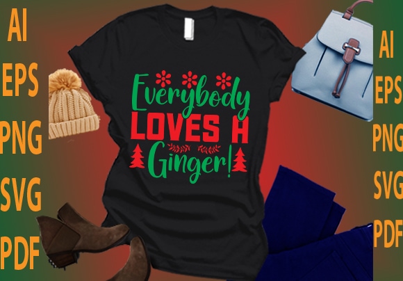 Everybody loves a ginger! vector clipart