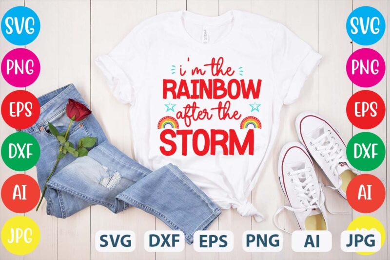 I Sweat Rainbow svg vector for t-shirt