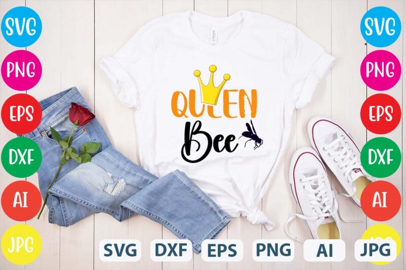 Queen Bee svg vector for t-shirt