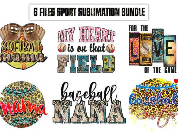 Baseball sport bundle tshirt design