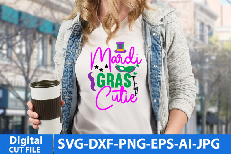 Mardi Gras Cutie Svg Design