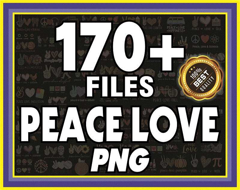 Bundle 170+ Design Peace Love Png, Peace Love Christmas PnG, Peace Love Everything PNG, Peace Love Sublimation Png, Instant Digital Dowload 892910532