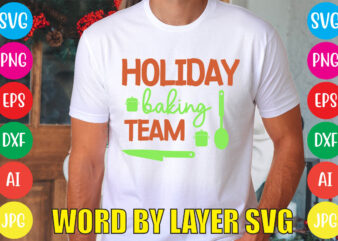 Holiday Baking Team svg vector for t-shirt