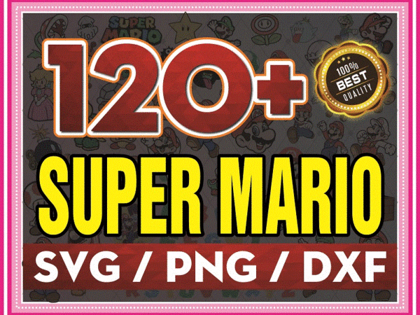 120+ super mario svg png dxf bundle, super mario svg, super mario alphabet, peach princess, koopa troopa, goomba svg, super mario world svg 926322408