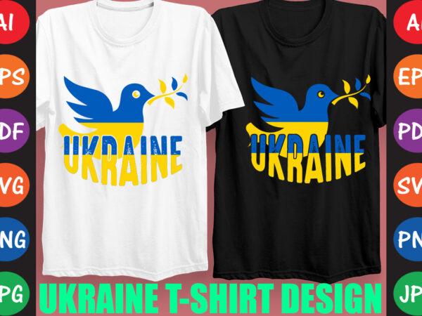 Ukraine t-shirt and svg design