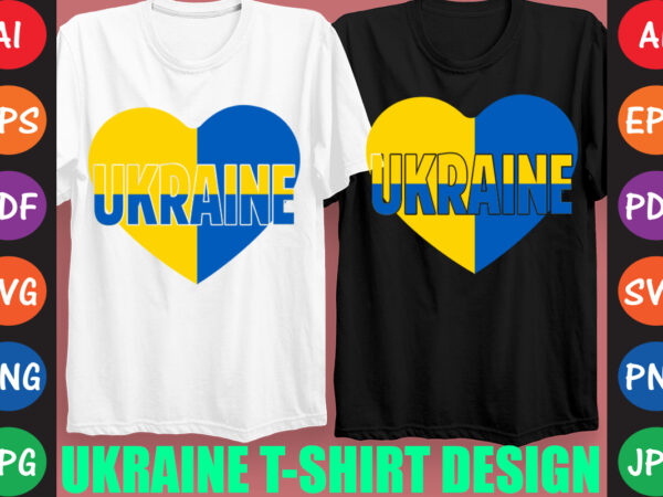 Ukraine t-shirt and svg design