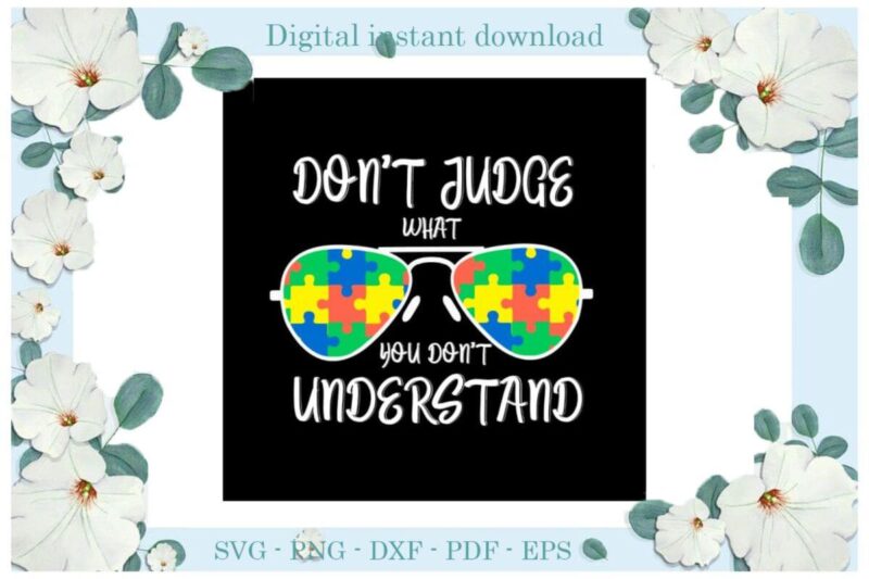 Autism Awareness Glasses Puzzle Gift Ideas Diy Crafts Svg Files For Cricut, Silhouette Sublimation Files, Cameo Htv Print