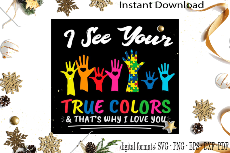 Autism Awareness Gift Idea SVG Sublimation Files