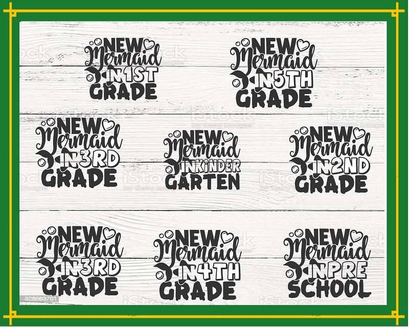 20New Mermaid SVG Bundle, Mermaid In 1st Grade, Mermaid In 2nd Grade, Mermaid In 3rd Grade,New Mermaid In 4th Grade,New Mermaid In 5th Grade 827643577