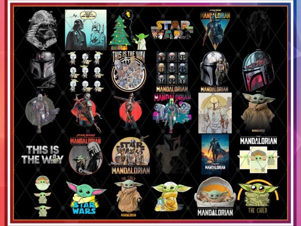 46 designs star wars bundle png, baby yoda png, mandalorian png, boba fett, baby yoda christmas png,star wars digital paper,digital download 906354128