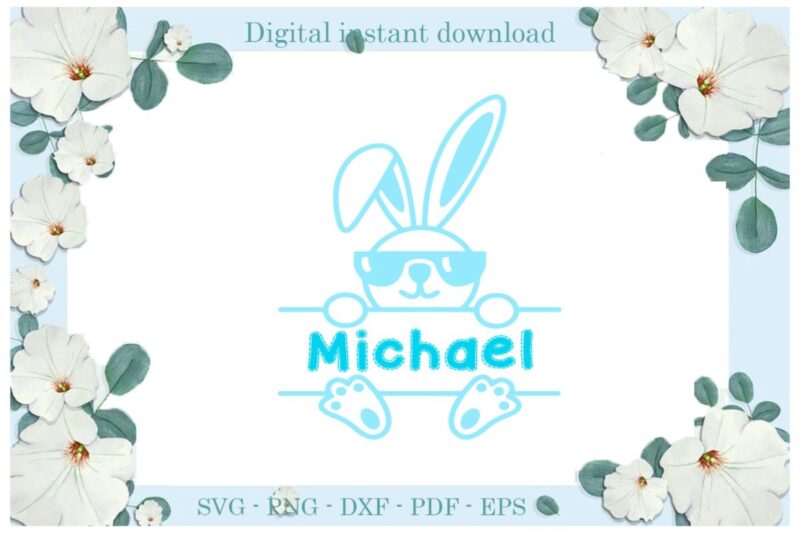 Easter Day Gifts Blue Michael Rabbit Diy Crafts Rabbit Svg Files For Cricut, Easter Sunday Silhouette Trending Sublimation Files, Cameo Htv Print