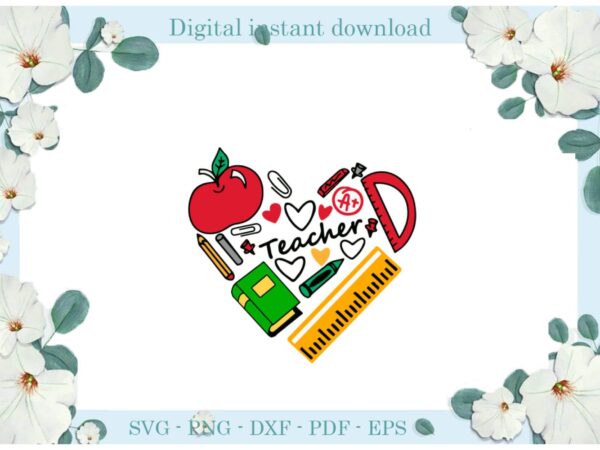 Trending gifts teacher day ruler apple book diy crafts teacher day svg files for cricut, teacher life silhouette sublimation files, cameo htv prints t shirt designs for sale