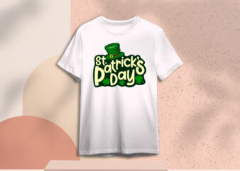 St Patrick Day Leprechaun Hat Gift Ideas Diy Crafts Svg Files For Cricut, Silhouette Sublimation Files, Cameo Htv Prints t shirt template vector