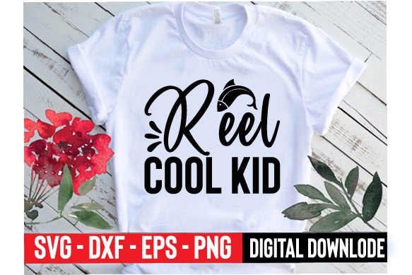 Reel cool kid t shirt design online