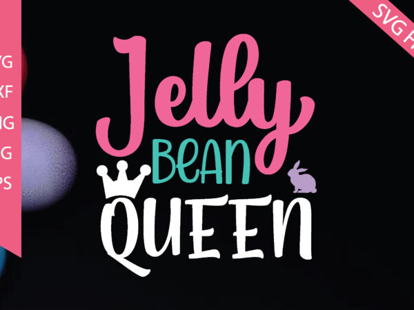 Jelly bean queen vector clipart