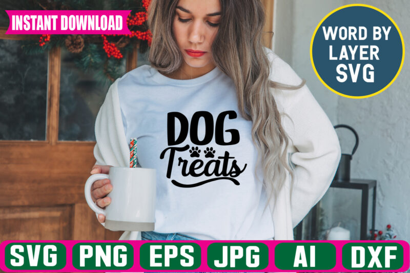 Dog TreatsSvg Vector T-shirt Design