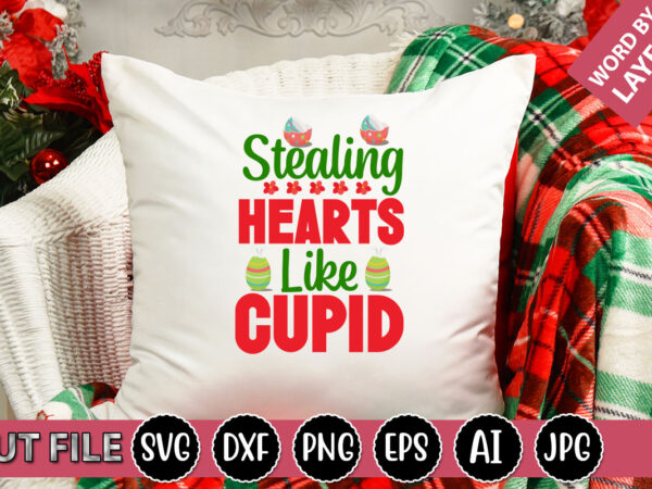 Stealing hearts like cupid svg vector for t-shirt