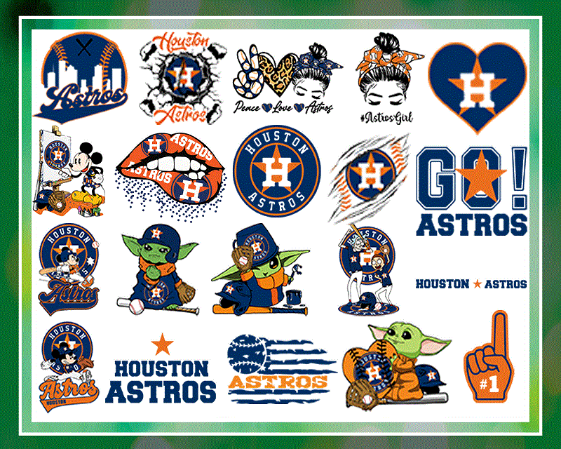 Houston Astros Disney Mickey Mouse Team SVG, MLB SVG, Disney SVG, Cricut,  Cut Files, Clipart, Silhouette, Printable File