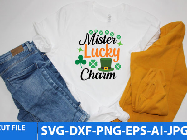 Mister lucky charm t shirt design