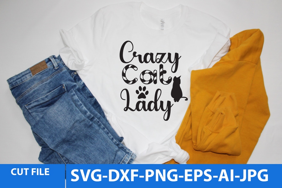 Crazy Cat Lady Svg Design - Buy t-shirt designs