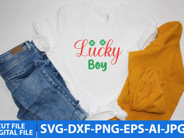 Lucky boy svg design