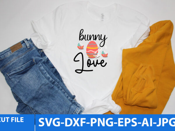 Bunny love t shirt design,bunny love svg design