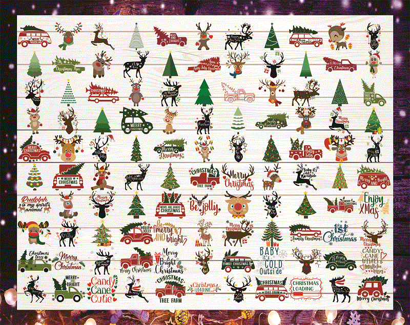 670 Christmas Bundle Svg, Merry Christmas Svg, Christmas Lights Svg, Christmas Svg, Snowman Svg, Christmas Truck Svg For Cricut Silhouette 594389978