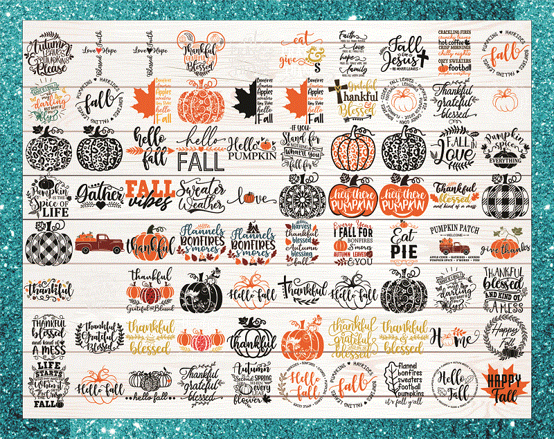 75 Thanksgiving Svg, fall svg, pumpkin svg, blessed svg, thankful svg, autumn svg, fall svg bundle, Thanksgiving Bundle Svg 892600839