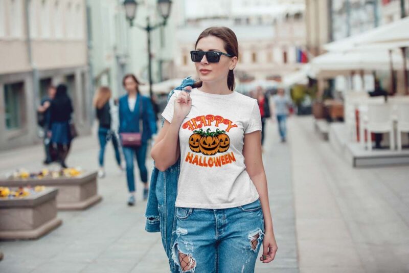 Hallowen party no tricks just treat vector t shirt design on sale,hallowen vector t shirt design,hallowen t shirt bundle,treats t shirt design,pumpkin t shirt design,hallowen vector graphic t shirt design,night