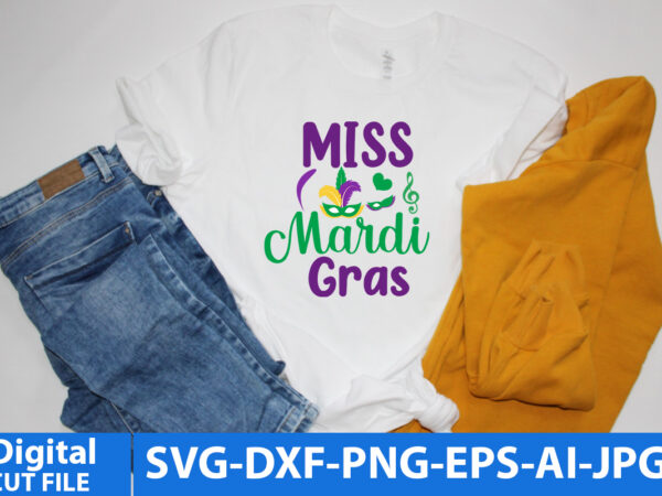 Miss mardi gras t shirt design