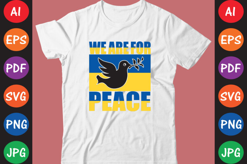 Pray For Ukraine T-shirt And SVG Design