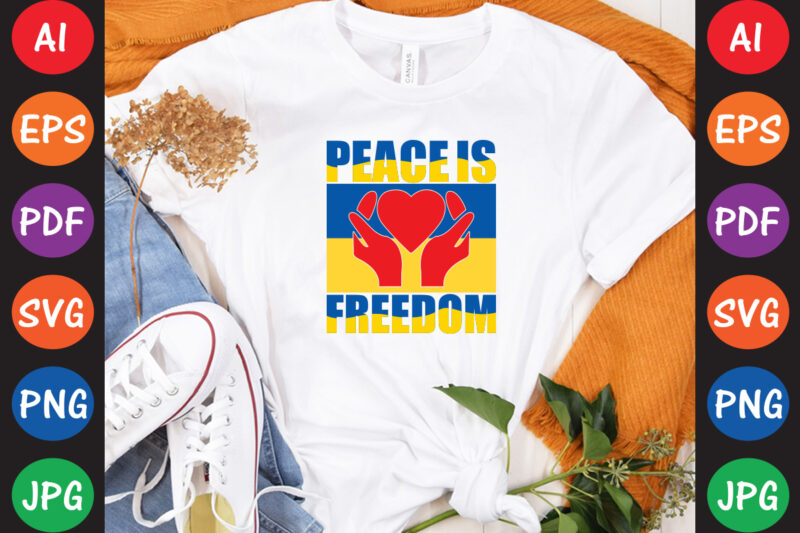 Stop War Make Peace Ukraine T-shirt And SVG Design