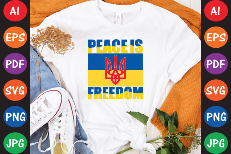 Stop War Make Peace Ukraine T-shirt And SVG Design