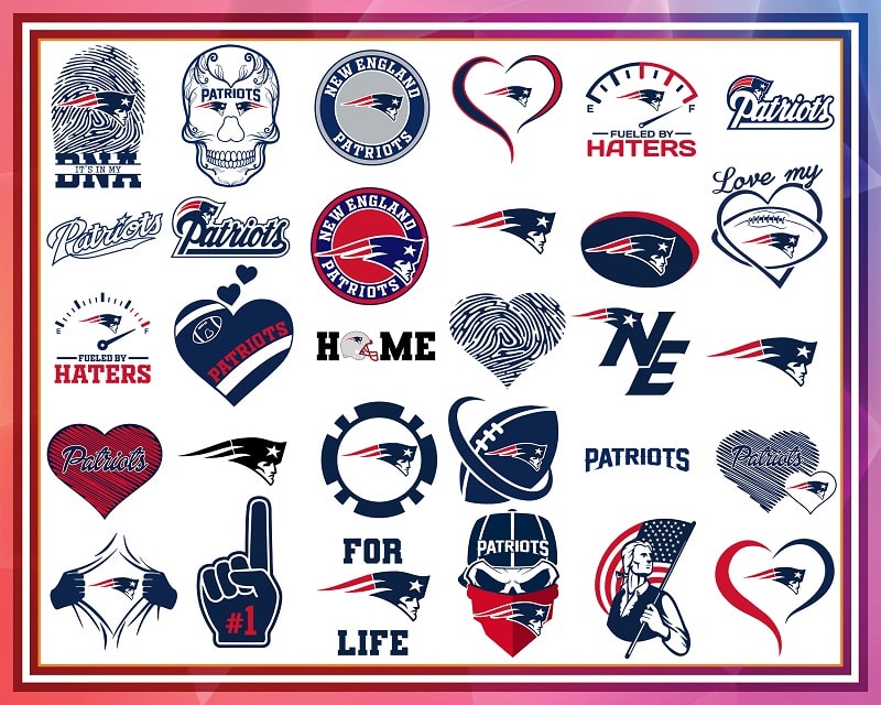 New England Patriots Logo Outline NFL SVG  Creative Design Maker –  Creativedesignmaker