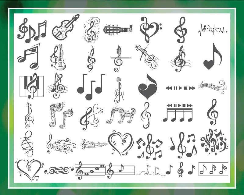 Bundle 100 Music Quotes SVG/PNG, Music Svg, Music Svg Bundle, Music PNG ...