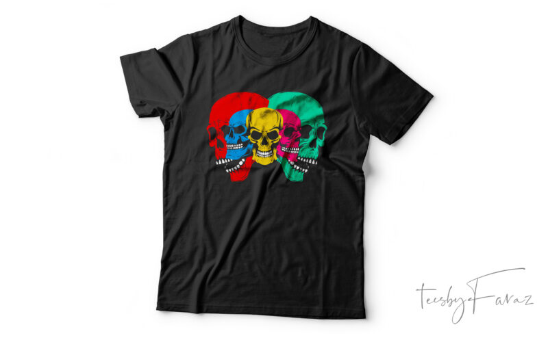 Bundle of 25 skull art t shirt designs for sale