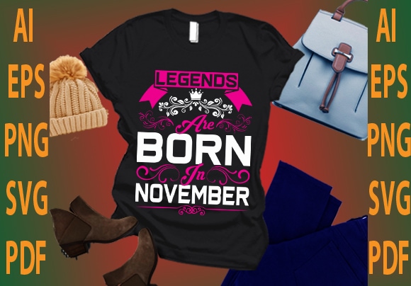 legends are born in November